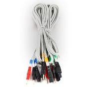 cables compex chattanooga à fils (lot de 4)