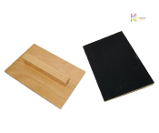 Plateau d'équilibre rectangulaire bois avec barre transversale