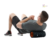 Rouleau de massage noir Sveltus