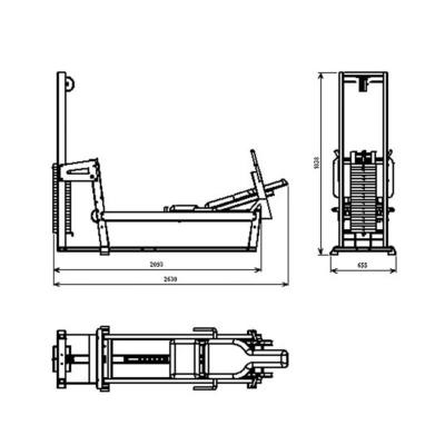 presse horizontale mixte à charge frontale dossier réglable 80kg