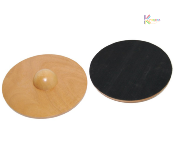 Plateau d'équilibre rond bois (balance board / plateau de freeman)