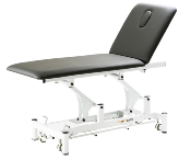 Table Watsu 2 plans - chassis blanc - sellerie gris foncé