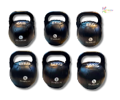 Soft Kettlebell Sveltus Similicuir noir 4kg 