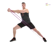 Power band latex violet Sveltus 7-15kg