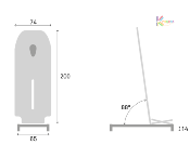 Table Ferrox Canaletto Pro-hauteur fixe