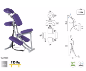 Chaise de thérapie multifonction ECOPOSTURAL