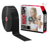 Bande Taping Rocktape "Rouleau 32m" noir