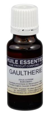 huile essentielle Gaulthérie flacon 20 ml