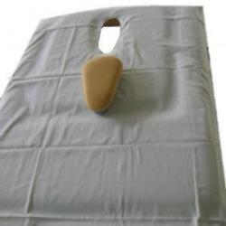 drap examen 100% coton 70/200cm blanc 