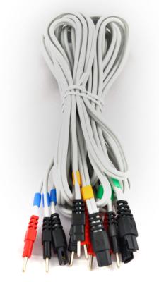 cables compex chattanooga à fils (lot de 4)