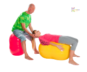 Physio-Roll - ballon cacahuète rouge 40 cm