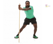 Barres bois Sveltus bâton de gym longueur  140cm x10