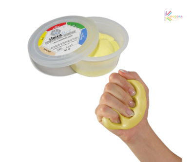 Pâte à malaxer jaune/souple 