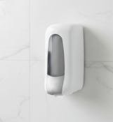 Distributeur savon cartouche 1L blanc PROMO