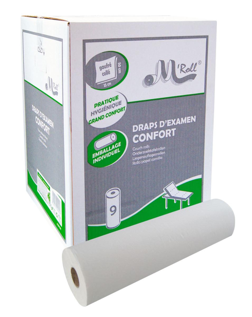 Drap d'examen pure ouate de cellulose