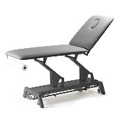 Table Avant 2 plans declive - chassis gris - sellerie gris foncé