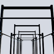 Full Power Rack - Structure cross training type power rack complète