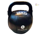 Soft Kettlebell Sveltus Similicuir noir 16kg 