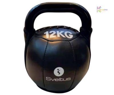 Soft Kettlebell Sveltus Similicuir noir 12kg 