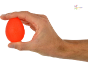 Eggserciser - oeuf à malaxer rouge - mou