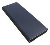 coussin table rectangle haut 5 cm noir