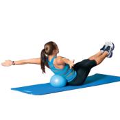 ballon pilates bleu diamètre 25 cm