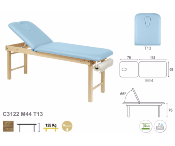Table fixe Ecopostural bois naturel 2 plans C3122