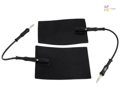 Electrodes silicone mâle 5x5 la paire