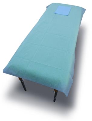 drap réutilisable non tissé bleu 90/200cm